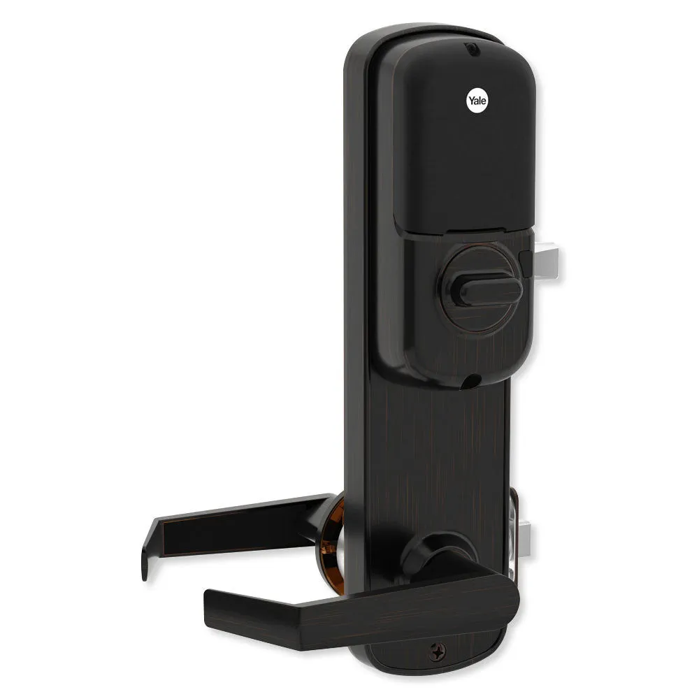 Yale Z-Wave Assure Interconnected Lockset with Push Button Deadbolt, Augusta Lever, Left Handed